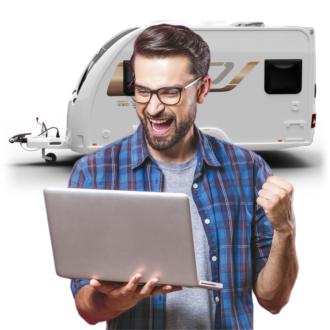 sælg din defekte campingvogn